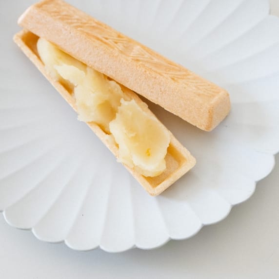 柚庵を挟んだ最中